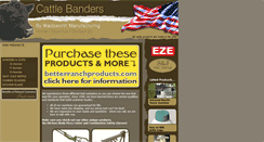 Desktop Screenshot of cattlebanders.com